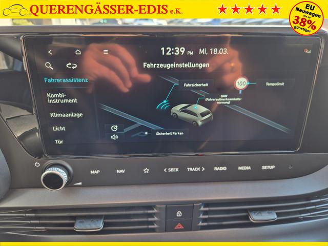 Hyundai i20 1.0 T-GDI 90PS Automatik 5-T&uuml;rer Sitzheizung Lenkradheizung R&uuml;ckf.Kamera PDC Klima Apple CarPlay Android Auto Tempomat Touchscreen 
