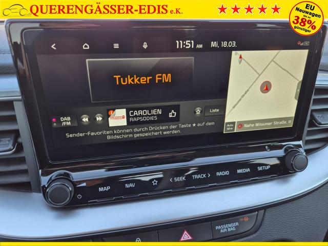 Kia XCeed 1.6 T-GDi 150PS Automatik Klimaautomatik Sitzheizung Lenkradheizung Navi PDC R&uuml;ckf.Kamera abged.Scheiben Apple CarPlay Android Auto 