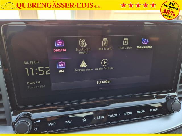 Kia XCeed 1.6 T-GDi 150PS Automatik Klimaautomatik Sitzheizung Lenkradheizung Navi PDC R&uuml;ckf.Kamera abged.Scheiben Apple CarPlay Android Auto 