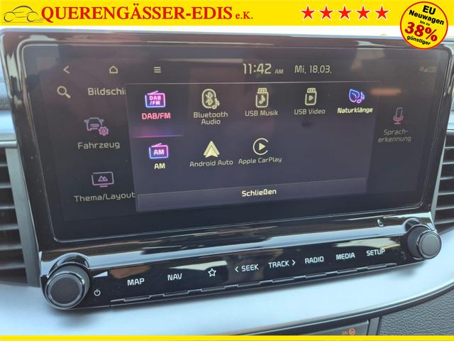 Kia XCeed 1.6 T-GDi 150PS Automatik Klimaautomatik Sitzheizung Lenkradheizung Navi PDC R&uuml;ckf.Kamera abged.Scheiben Apple CarPlay Android Auto 