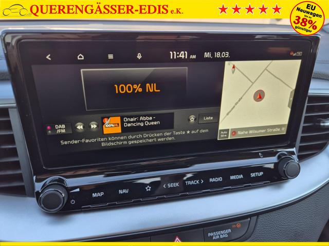 Kia XCeed 1.6 T-GDi 150PS Automatik Klimaautomatik Sitzheizung Lenkradheizung Navi PDC R&uuml;ckf.Kamera abged.Scheiben Apple CarPlay Android Auto 