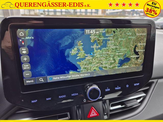 Hyundai i30 Kombi 1.6 T-GDI 150PS Automatik N-Line MY2026 Sitzheizung Lenkradheizung Klimaautomatik Navi 10,3"-Touchscreen Bluelink Apple CarPlay + Android Auto PDC v+h R&uuml;ckf.Kamera 18-LM 