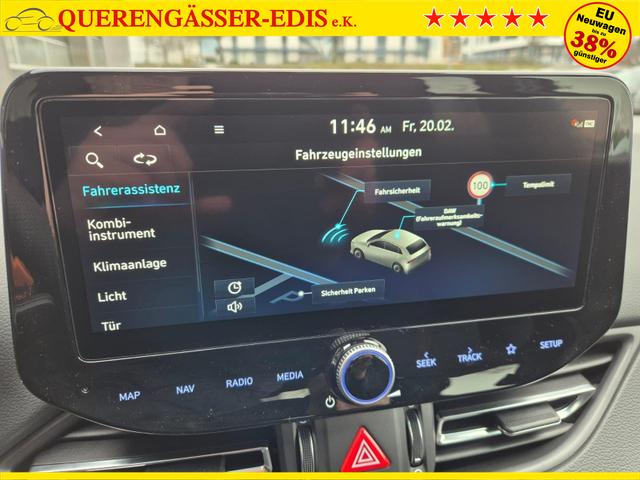 Hyundai i30 Kombi 1.6 T-GDI 150PS Automatik N-Line MY2026 Sitzheizung Lenkradheizung Klimaautomatik Navi 10,3"-Touchscreen Bluelink Apple CarPlay + Android Auto PDC v+h R&uuml;ckf.Kamera 18-LM 
