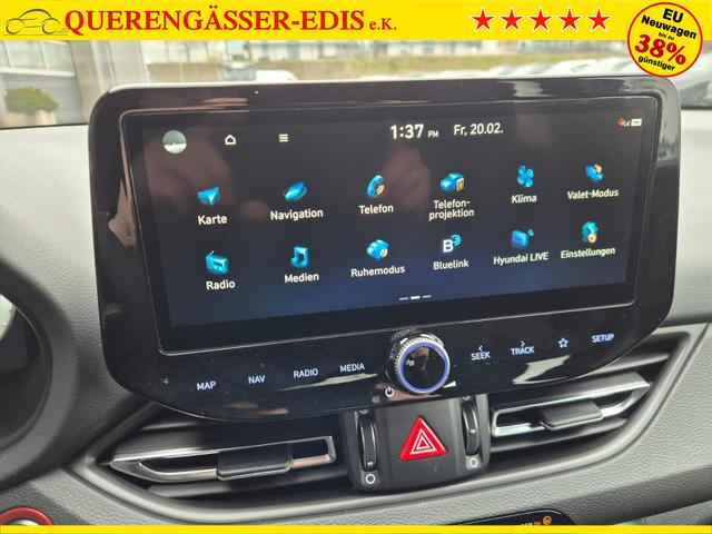 Hyundai i30 Kombi 1.6 T-GDI 150PS Automatik N-Line MY2026 Sitzheizung Lenkradheizung Klimaautomatik Navi 10,3"-Touchscreen Bluelink Apple CarPlay + Android Auto PDC v+h R&uuml;ckf.Kamera 18-LM 
