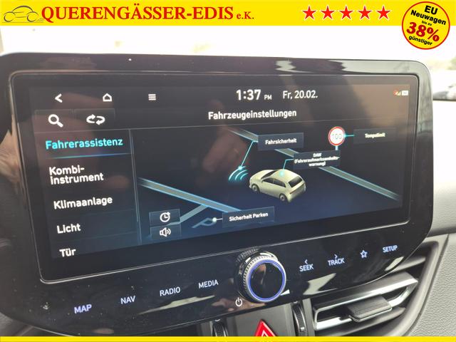 Hyundai i30 Kombi 1.6 T-GDI 150PS Automatik N-Line MY2026 Sitzheizung Lenkradheizung Klimaautomatik Navi 10,3"-Touchscreen Bluelink Apple CarPlay + Android Auto PDC v+h R&uuml;ckf.Kamera 18-LM 