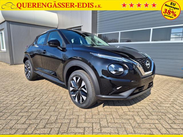 Nissan Juke 1.0 DIG-T 114PS Acenta Klimaautomatik Sitzheizung R&uuml;ckf.Kamera Bluetooth Touchscreen wireless Apple CarPlay Android Auto 