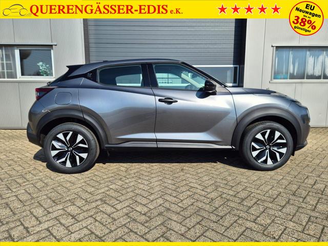 Nissan Juke 1.0 DIG-T 114PS Acenta Klimaautomatik Sitzheizung R&uuml;ckf.Kamera Bluetooth Touchscreen wireless Apple CarPlay Android Auto 