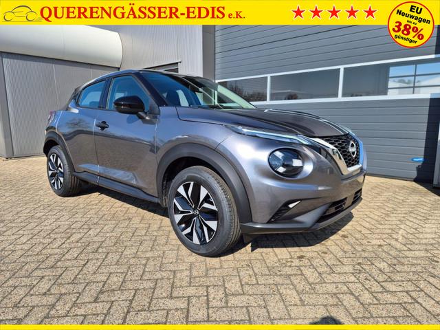 Nissan Juke 1.0 DIG-T 114PS Acenta Klimaautomatik Sitzheizung R&uuml;ckf.Kamera Bluetooth Touchscreen wireless Apple CarPlay Android Auto 
