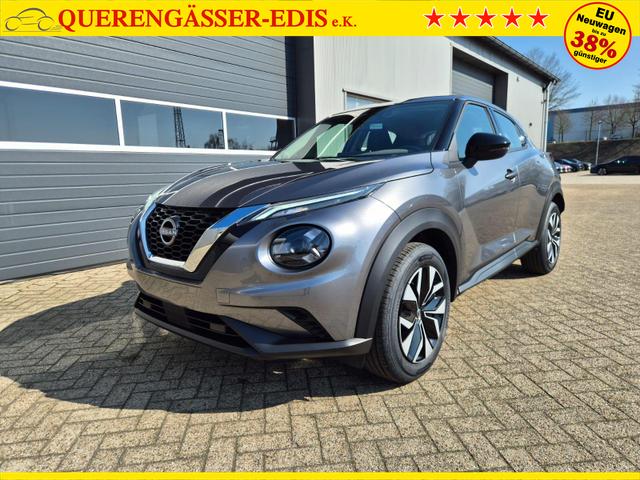 Nissan Juke 1.0 DIG-T 114PS Acenta Klimaautomatik Sitzheizung R&uuml;ckf.Kamera Bluetooth Touchscreen wireless Apple CarPlay Android Auto 