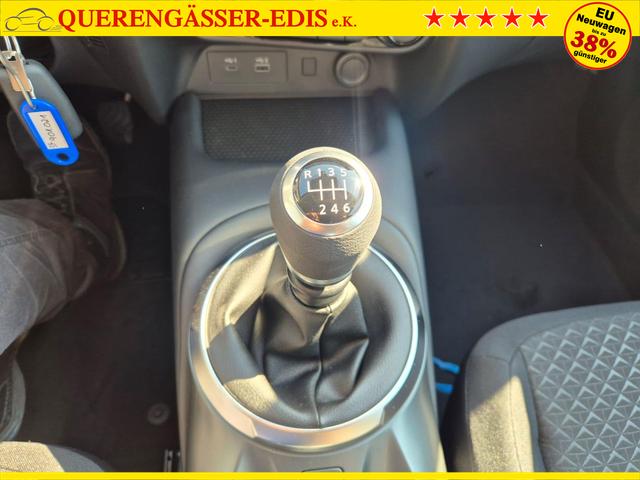 Nissan Juke 1.0 DIG-T 114PS Acenta Klimaautomatik Sitzheizung R&uuml;ckf.Kamera Bluetooth Touchscreen wireless Apple CarPlay Android Auto 