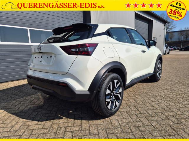 Nissan Juke 1.0 DIG-T 114PS Acenta Klimaautomatik Sitzheizung R&uuml;ckf.Kamera Bluetooth Touchscreen wireless Apple CarPlay Android Auto 