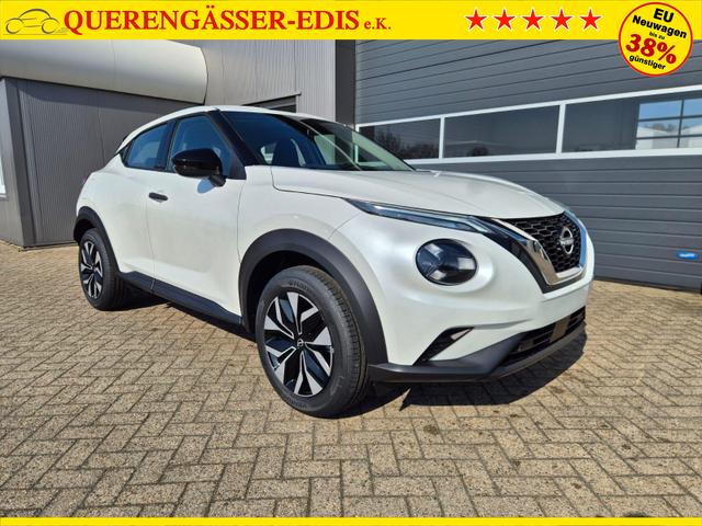 Nissan Juke 1.0 DIG-T 114PS Acenta Klimaautomatik Sitzheizung R&uuml;ckf.Kamera Bluetooth Touchscreen wireless Apple CarPlay Android Auto 