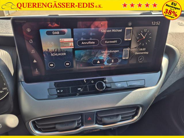 Nissan Juke 1.0 DIG-T 114PS Acenta Klimaautomatik Sitzheizung R&uuml;ckf.Kamera Bluetooth Touchscreen wireless Apple CarPlay Android Auto 