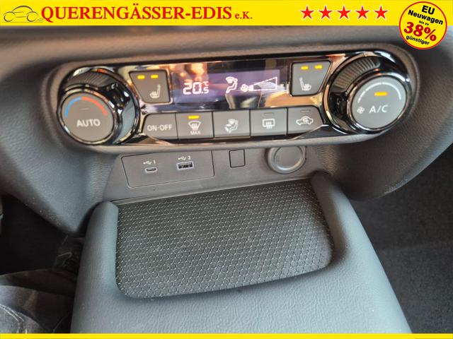Nissan Juke 1.0 DIG-T 114PS Acenta Klimaautomatik Sitzheizung R&uuml;ckf.Kamera Bluetooth Touchscreen wireless Apple CarPlay Android Auto 