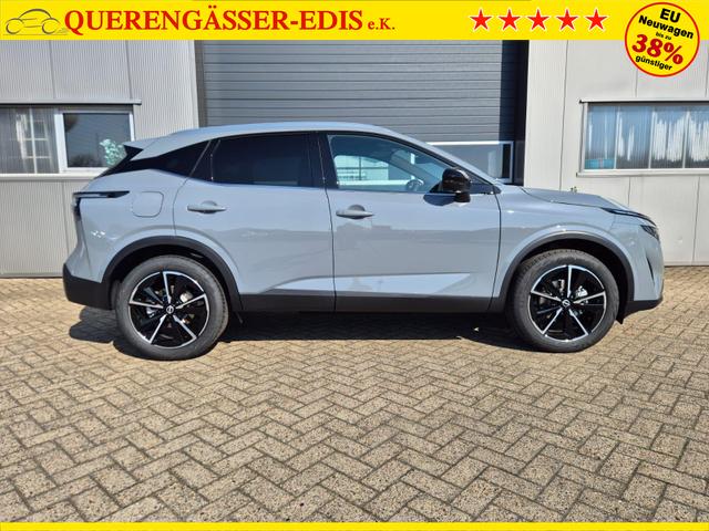 Nissan Qashqai 1.3 DIG-T MHEV 158 PS X-Tronic Tekna Voll-Leder Klimaautomatik PanoGlasdach Sitzheizung Lenkradheizung Navi Head-Up Display elektr. Heckklappe ACC PDC v+h 360&deg;Kamera DAB Bluetooth Touchscreen Apple CarPlay Android Auto 19"LM 