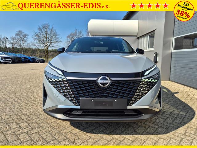 Nissan Qashqai 1.3 DIG-T MHEV 158 PS X-Tronic Tekna Voll-Leder Klimaautomatik PanoGlasdach Sitzheizung Lenkradheizung Navi Head-Up Display elektr. Heckklappe ACC PDC v+h 360&deg;Kamera DAB Bluetooth Touchscreen Apple CarPlay Android Auto 19"LM 