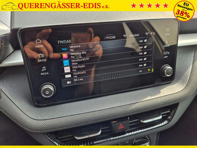 Skoda Fabia 1.0 TSI 95PS Selection 5-t&uuml;rig R&uuml;ckf.Kamera Parksensoren Sitzheizung Multifunktionslenkrad Klima Skoda-Radio Bluetooth Touchscreen Tempomat Nebelsch. Apple CarPlay + Android Auto 