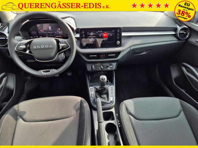 Skoda Fabia 1.0 TSI 95PS Selection 5-t&uuml;rig R&uuml;ckf.Kamera Parksensoren Sitzheizung Multifunktionslenkrad Klima Skoda-Radio Bluetooth Touchscreen Tempomat Nebelsch. Apple CarPlay + Android Auto 