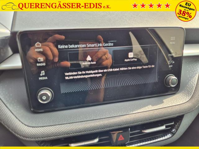Skoda Fabia 1.0 TSI 95PS Selection 5-t&uuml;rig R&uuml;ckf.Kamera Parksensoren Sitzheizung Multifunktionslenkrad Klima Skoda-Radio Bluetooth Touchscreen Tempomat Nebelsch. Apple CarPlay + Android Auto 