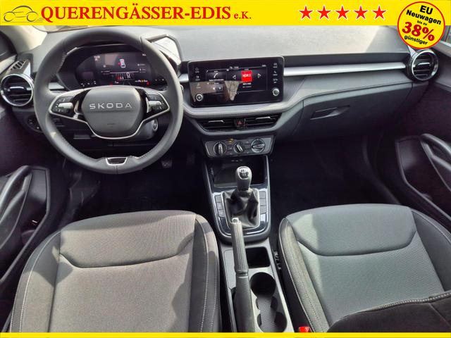 Skoda Fabia 1.0 TSI 95PS Selection 5-t&uuml;rig R&uuml;ckf.Kamera Parksensoren Sitzheizung Multifunktionslenkrad Klima Skoda-Radio Bluetooth Touchscreen Tempomat Nebelsch. Apple CarPlay + Android Auto 