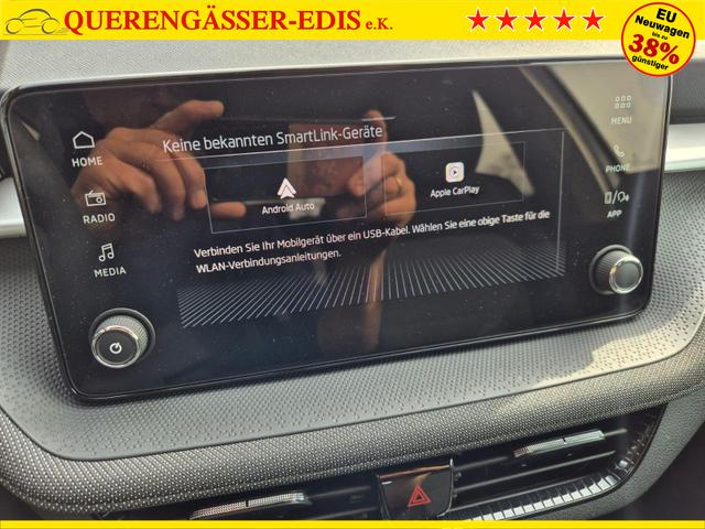 Skoda Fabia 1.0 TSI 95PS Selection 5-t&uuml;rig R&uuml;ckf.Kamera Parksensoren Sitzheizung Multifunktionslenkrad Klima Skoda-Radio Bluetooth Touchscreen Tempomat Nebelsch. Apple CarPlay + Android Auto 