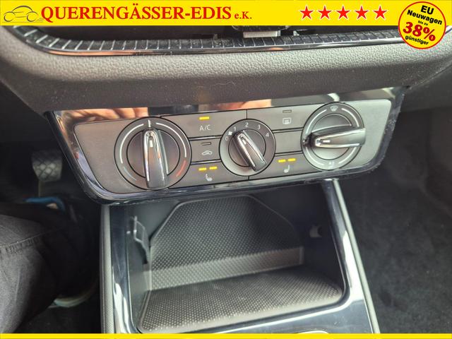 Skoda Fabia 1.0 TSI 95PS Selection 5-t&uuml;rig R&uuml;ckf.Kamera Parksensoren Sitzheizung Multifunktionslenkrad Klima Skoda-Radio Bluetooth Touchscreen Tempomat Nebelsch. Apple CarPlay + Android Auto 