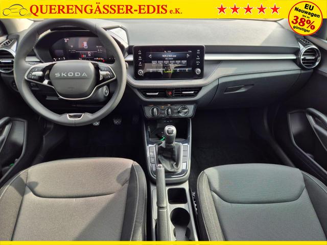 Skoda Fabia 1.0 TSI 95PS Selection 5-t&uuml;rig R&uuml;ckf.Kamera Parksensoren Sitzheizung Multifunktionslenkrad Klima Skoda-Radio Bluetooth Touchscreen Tempomat Nebelsch. Apple CarPlay + Android Auto 