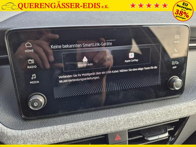 Skoda Kamiq 1.0 TSI 115PS DSG Selection R&uuml;ckf.Kamera PDC v+h Sitzheizung Klimaautomatik Skoda-Radio Apple CarPlay + Android Auto Tempomat Garantieverl&auml;ngerung 16"LM 