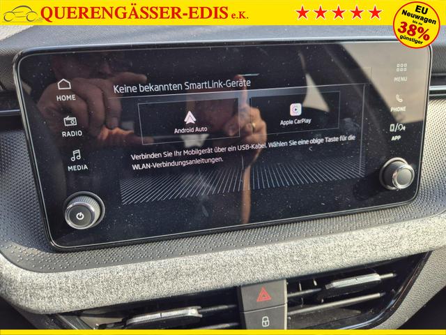 Skoda Kamiq 1.0 TSI 115PS DSG Selection AHK R&uuml;ckf.Kamera PDC v+h Sitzheizung Klimaautomatik Skoda-Radio Apple CarPlay + Android Auto Tempomat Garantieverl&auml;ngerung 16"LM 
