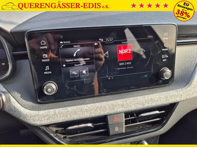 Skoda Kamiq 1.0 TSI 115PS DSG Selection AHK R&uuml;ckf.Kamera PDC v+h Sitzheizung Klimaautomatik Skoda-Radio Apple CarPlay + Android Auto Tempomat Garantieverl&auml;ngerung 16"LM 
