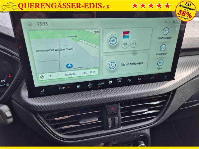 Ford Kuga ST-Line X 243PS PHEV Automatik schwenkb. AHK Sitzheizung v+h Lenkradheizung Frontscheibe beheizb. Klimaauomatik Navi SYNC4 Apple CarPlay Android Auto Touchscreen PDC 4xKamera 2xKeyless B+O Sound 18"LM vollelektr. Reichweite 67KM 