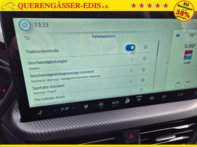 Ford Kuga ST-Line X 243PS PHEV Automatik schwenkb. AHK Sitzheizung v+h Lenkradheizung Frontscheibe beheizb. Klimaauomatik Navi SYNC4 Apple CarPlay Android Auto Touchscreen PDC 4xKamera 2xKeyless B+O Sound 18"LM vollelektr. Reichweite 67KM 