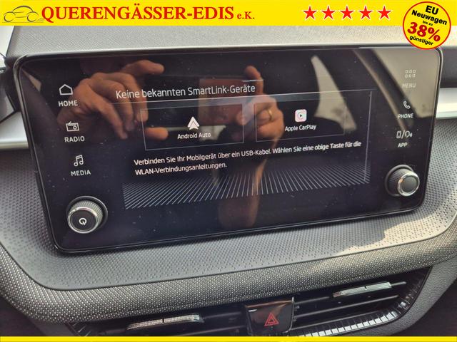 Skoda Fabia 1.0 TSI 95PS Selection 5-t&uuml;rig R&uuml;ckf.Kamera Parksensoren Sitzheizung Multifunktionslenkrad Klima Skoda-Radio Bluetooth Touchscreen Tempomat Nebelsch. Apple CarPlay + Android Auto 