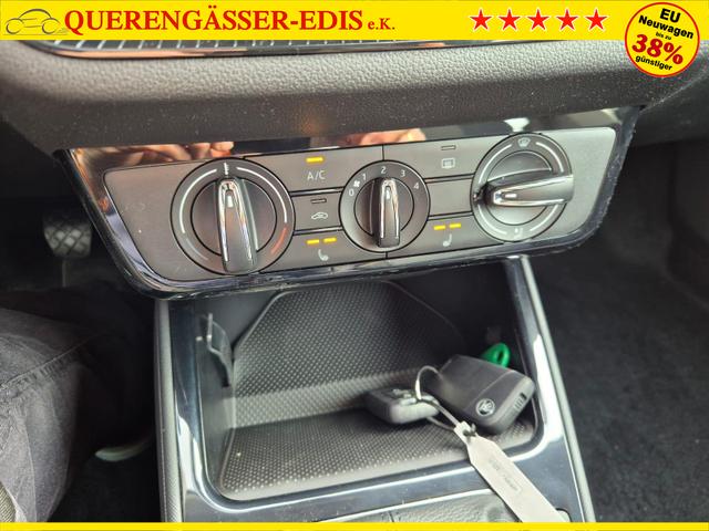 Skoda Fabia 1.0 TSI 95PS Selection 5-t&uuml;rig R&uuml;ckf.Kamera Parksensoren Sitzheizung Multifunktionslenkrad Klima Skoda-Radio Bluetooth Touchscreen Tempomat Nebelsch. Apple CarPlay + Android Auto 