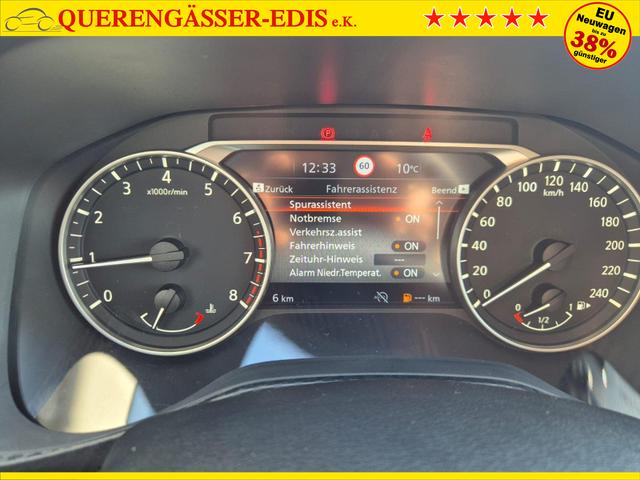 Nissan Juke 1.0 DIG-T 114PS Acenta Klimaautomatik Sitzheizung R&uuml;ckf.Kamera Bluetooth Touchscreen wireless Apple CarPlay Android Auto 