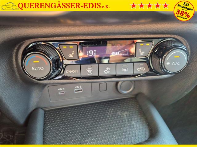 Nissan Juke 1.0 DIG-T 114PS Acenta Klimaautomatik Sitzheizung R&uuml;ckf.Kamera Bluetooth Touchscreen wireless Apple CarPlay Android Auto 