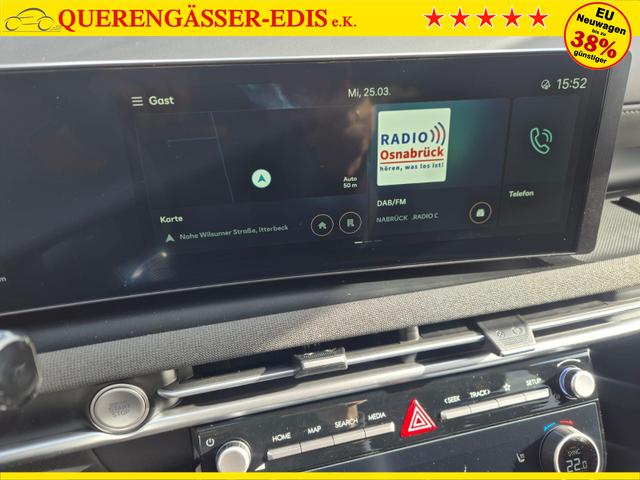 Hyundai TUCSON Trend 1.6 T-GDI 150PS Automatik TZ 2026 Teil-Leder Sitzheizung v+h Lenkradheizung Klimaautomatik Navi Touchscreen DAB+ Apple CarPlay + Android Auto PDC R&uuml;ckf.-Kamera Matrix-LED-Scheinw. 