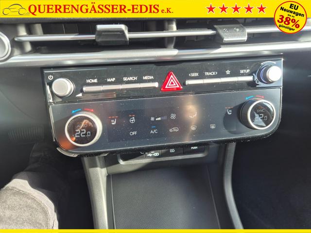 Hyundai TUCSON Trend 1.6 T-GDI 150PS Automatik TZ 2026 Teil-Leder Sitzheizung v+h Lenkradheizung Klimaautomatik Navi Touchscreen DAB+ Apple CarPlay + Android Auto PDC R&uuml;ckf.-Kamera Matrix-LED-Scheinw. 