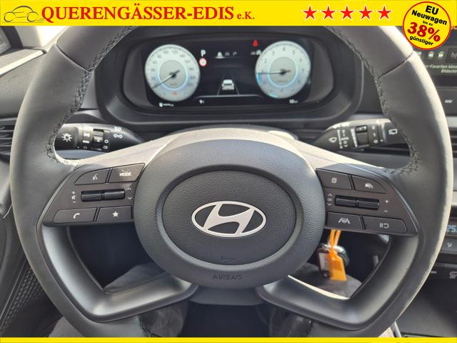 Hyundai i20 1.0 T-GDI 90PS Trend Automatik 5-t&uuml;rig Klimaautomatik Sitzheizung Lenkradheizung R&uuml;ckf.Kamera PDC Apple CarPlay Android Auto Tempomat Touchscreen 16"LM 