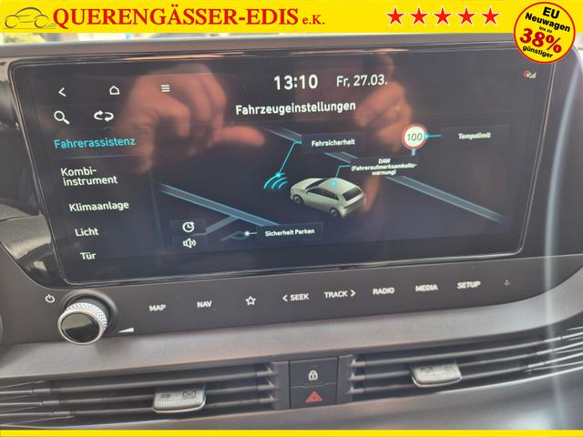 Hyundai i20 1.0 T-GDI 90PS Trend Automatik 5-t&uuml;rig Klimaautomatik Sitzheizung Lenkradheizung R&uuml;ckf.Kamera PDC Apple CarPlay Android Auto Tempomat Touchscreen 16"LM 