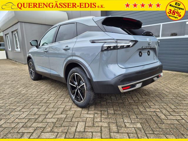 Nissan Qashqai 1.3 DIG-T MHEV 158 PS X-Tronic Tekna Voll-Leder Klimaautomatik PanoGlasdach Sitzheizung Lenkradheizung Navi Head-Up Display elektr. Heckklappe ACC PDC v+h 360&deg;Kamera DAB Bluetooth Touchscreen Apple CarPlay Android Auto 19"LM 