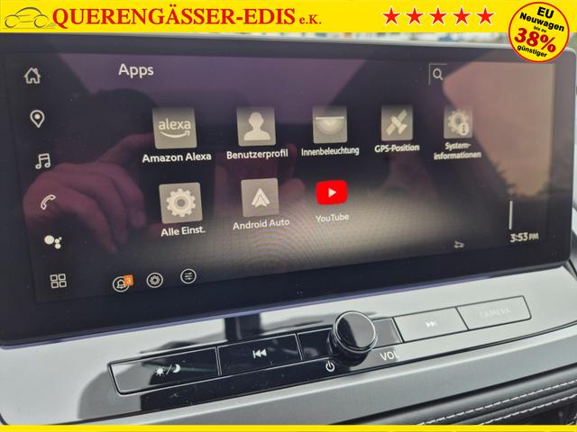 Nissan Qashqai 1.3 DIG-T MHEV 158 PS X-Tronic Tekna Voll-Leder Klimaautomatik PanoGlasdach Sitzheizung Lenkradheizung Navi Head-Up Display elektr. Heckklappe ACC PDC v+h 360&deg;Kamera DAB Bluetooth Touchscreen Apple CarPlay Android Auto 19"LM 