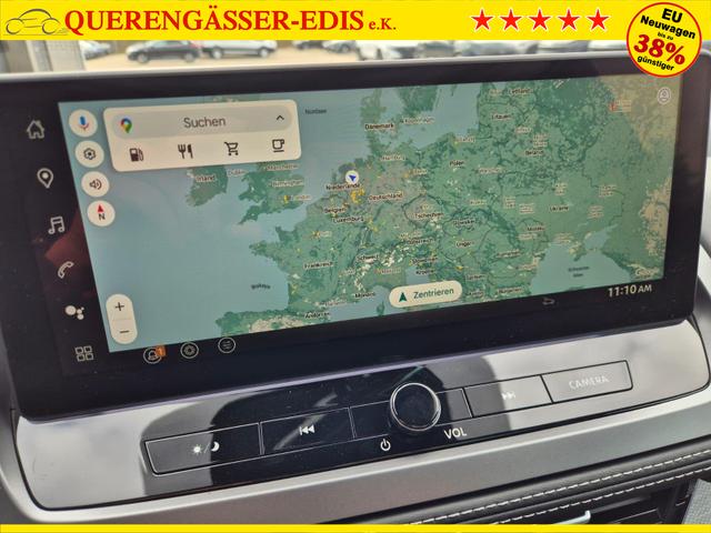 Nissan Qashqai 1.3 DIG-T MHEV 158 PS X-Tronic Tekna Voll-Leder Klimaautomatik PanoGlasdach Sitzheizung Lenkradheizung Navi Head-Up Display elektr. Heckklappe ACC PDC v+h 360&deg;Kamera DAB Bluetooth Touchscreen Apple CarPlay Android Auto 19"LM 