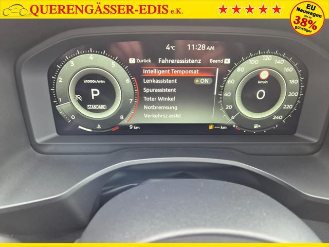 Nissan Qashqai 1.3 DIG-T MHEV 158 PS X-Tronic Tekna Premium Paket 20"LM Teil-Leder PanoGlasdach Klimaautomatik Sitzheizung Lenkradheizung Navi Head-Up Display elektr. Heckklappe ACC PDC v+h 360&deg;Kamera DAB Bluetooth Touchscreen Apple CarPlay Android Auto 