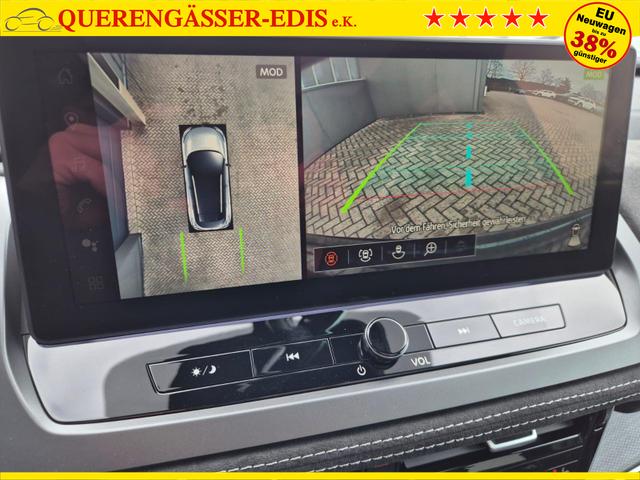 Nissan Qashqai 1.3 DIG-T MHEV 158 PS X-Tronic Tekna Premium Paket 20"LM Teil-Leder PanoGlasdach Klimaautomatik Sitzheizung Lenkradheizung Navi Head-Up Display elektr. Heckklappe ACC PDC v+h 360&deg;Kamera DAB Bluetooth Touchscreen Apple CarPlay Android Auto 
