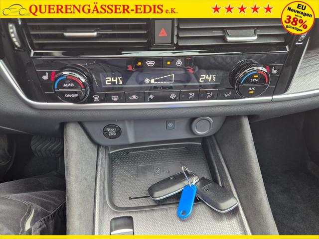 Nissan Qashqai 1.3 DIG-T MHEV 158 PS X-Tronic Tekna Premium Paket 20"LM Teil-Leder PanoGlasdach Klimaautomatik Sitzheizung Lenkradheizung Navi Head-Up Display elektr. Heckklappe ACC PDC v+h 360&deg;Kamera DAB Bluetooth Touchscreen Apple CarPlay Android Auto 