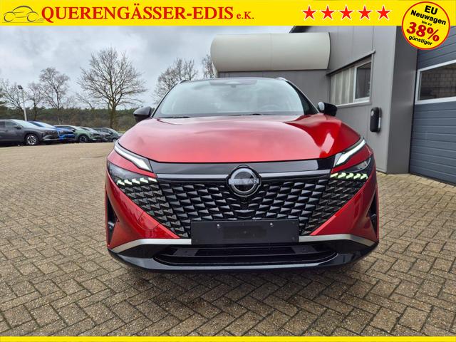 Nissan Qashqai 1.3 DIG-T MHEV 158 PS X-Tronic Tekna Premium Paket 20"LM Teil-Leder PanoGlasdach Klimaautomatik Sitzheizung Lenkradheizung Navi Head-Up Display elektr. Heckklappe ACC PDC v+h 360&deg;Kamera DAB Bluetooth Touchscreen Apple CarPlay Android Auto 