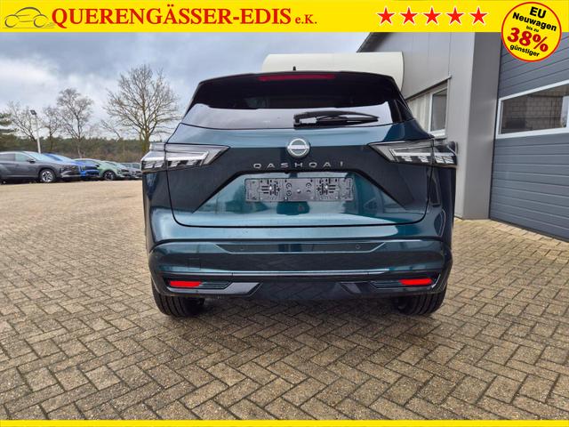 Nissan Qashqai 1.3 DIG-T MHEV 158 PS X-Tronic N-Design 20"Zoll Teil-Leder PanoGlasdach Klimaautomatik Sitzheizung Lenkradheizung Navi Head-Up Display elektr. Heckklappe ACC PDC v+h 360&deg;Kamera DAB Bluetooth Touchscreen Apple CarPlay Android Auto 