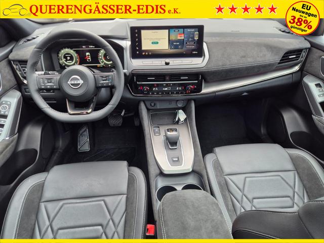 Nissan Qashqai 1.3 DIG-T MHEV 158 PS X-Tronic N-Design 20"Zoll Teil-Leder PanoGlasdach Klimaautomatik Sitzheizung Lenkradheizung Navi Head-Up Display elektr. Heckklappe ACC PDC v+h 360&deg;Kamera DAB Bluetooth Touchscreen Apple CarPlay Android Auto 