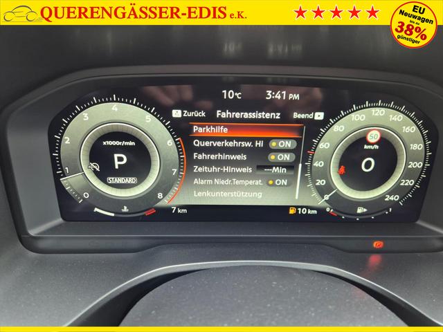 Nissan Qashqai 1.3 DIG-T MHEV 158 PS X-Tronic N-Design 20"Zoll Teil-Leder PanoGlasdach Klimaautomatik Sitzheizung Lenkradheizung Navi Head-Up Display elektr. Heckklappe ACC PDC v+h 360&deg;Kamera DAB Bluetooth Touchscreen Apple CarPlay Android Auto 